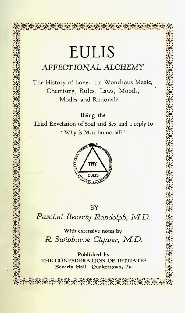 Page from Eulis! by P.B. Randolph